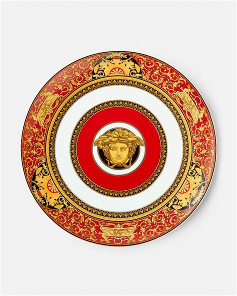 versace charger plates|versace red plates.